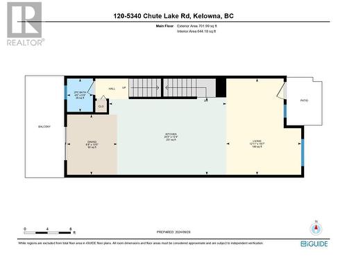 Main Floor Plan - 5300 Main Street Unit# 120, Kelowna, BC - Other