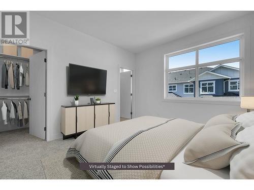 Primary bedroom- virtually staged. - 5300 Main Street Unit# 120, Kelowna, BC - Indoor Photo Showing Bedroom