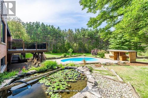 1968 Concession Road 7, Adjala-Tosorontio, ON - Outdoor With In Ground Pool With Deck Patio Veranda