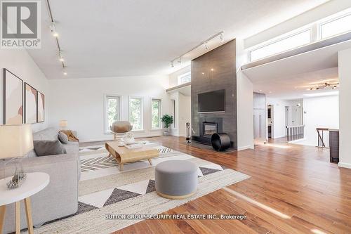 1968 Concession Road 7, Adjala-Tosorontio, ON - Indoor Photo Showing Living Room With Fireplace