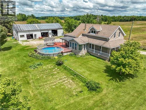 1076 Bruce Road 15, Brockton, ON - Outdoor With Above Ground Pool