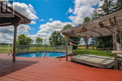 1076 Bruce Road 15, Brockton, ON - Outdoor With Above Ground Pool With Exterior