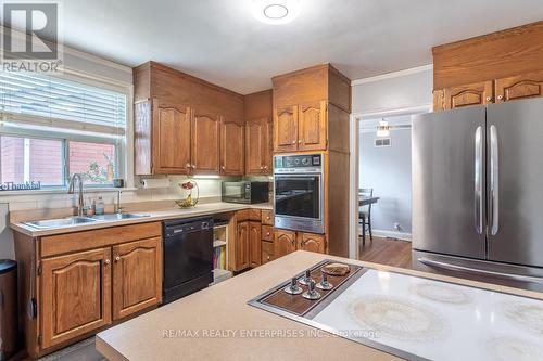 11 Green Meadow Road, Hamilton, ON - Indoor Photo Showing Kitchen With Double Sink