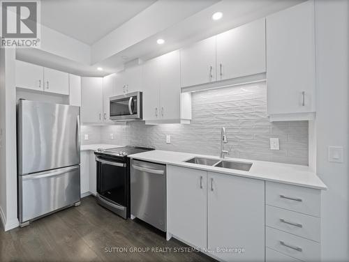 404 - 108 Garment Street, Kitchener, ON - Indoor Photo Showing Kitchen With Double Sink With Upgraded Kitchen