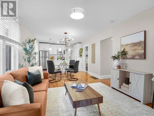 Open living,dining& kitchen ideal for entertaining - 80 Edward Street, London, ON - Indoor Photo Showing Living Room