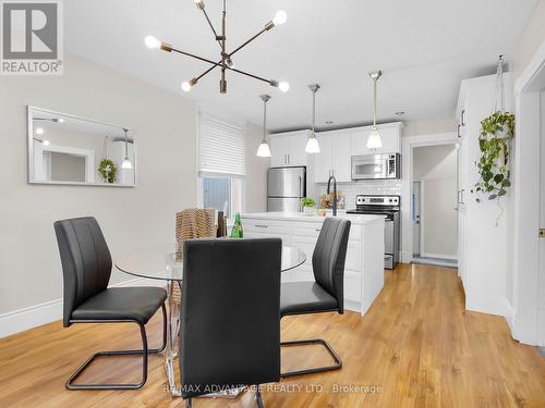 Dining area and kitchen - 80 Edward Street, London, ON - Indoor Photo Showing Dining Room