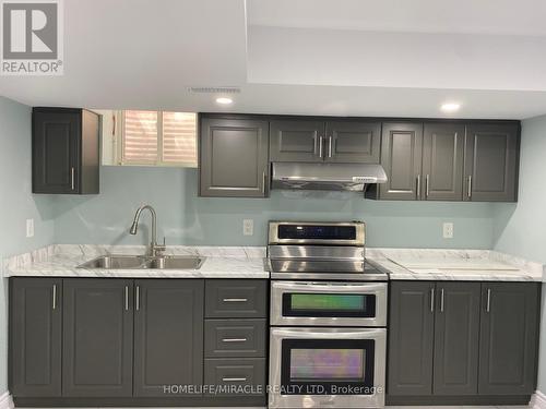 Bsmt - 42 Kilkarrin Road, Brampton, ON - Indoor Photo Showing Kitchen With Double Sink