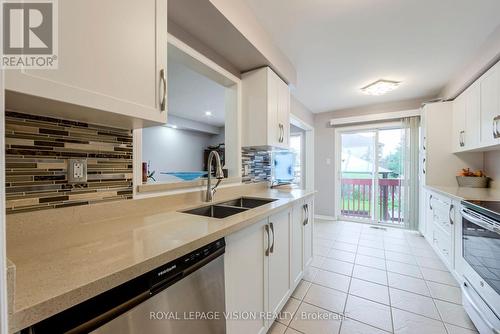 55 Vanier Street, Whitby, ON - Indoor Photo Showing Kitchen With Double Sink