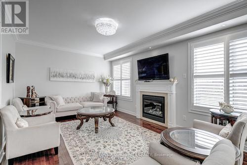 1St&2Nd - 110 Muret Crescent, Vaughan, ON - Indoor Photo Showing Living Room With Fireplace