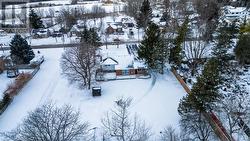 View of snowy aerial view - 