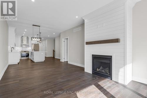 732 Clarence Street, Port Colborne, ON - Indoor Photo Showing Living Room With Fireplace