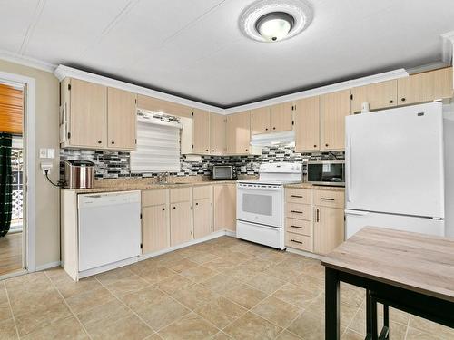 Cuisine - 1080 Rue Alida-Désilets, Shawinigan, QC - Indoor Photo Showing Kitchen With Double Sink