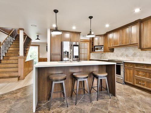 Kitchen - 1408 Rue Laplante, Saint-Valérien-De-Milton, QC - Indoor Photo Showing Kitchen With Upgraded Kitchen