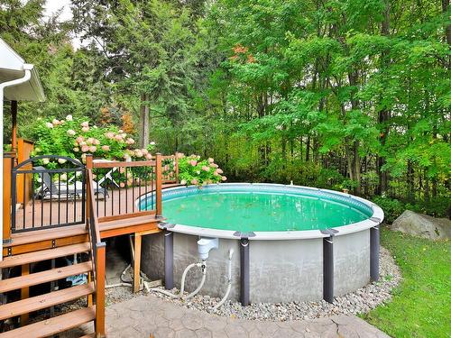 Pool - 1408 Rue Laplante, Saint-Valérien-De-Milton, QC - Outdoor With Above Ground Pool