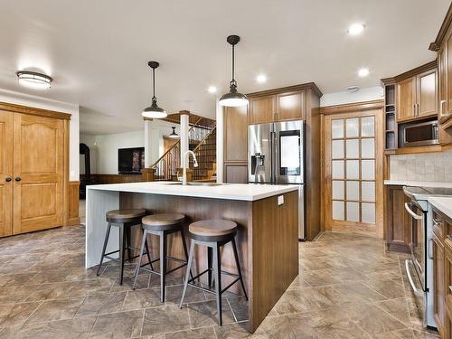 Kitchen - 1408 Rue Laplante, Saint-Valérien-De-Milton, QC - Indoor Photo Showing Kitchen With Upgraded Kitchen