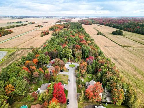 Aerial photo - 1408 Rue Laplante, Saint-Valérien-De-Milton, QC - Outdoor With View