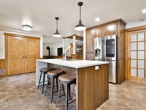 Kitchen - 1408 Rue Laplante, Saint-Valérien-De-Milton, QC - Indoor Photo Showing Kitchen With Upgraded Kitchen