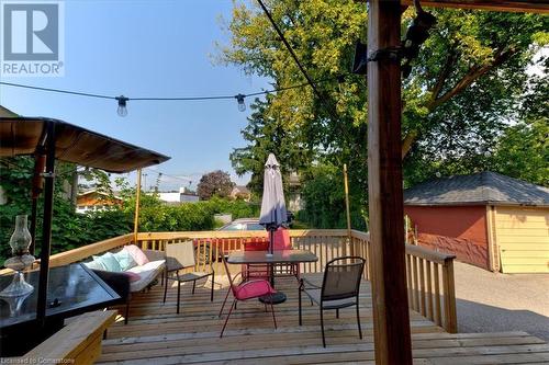 8 Onward Avenue, Kitchener, ON - Outdoor With Deck Patio Veranda With Exterior