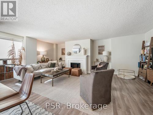 602 - 164 Cumberland Street, Toronto, ON - Indoor Photo Showing Living Room With Fireplace