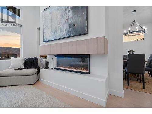 2141 Galore Crescent, Kamloops, BC - Indoor Photo Showing Living Room With Fireplace