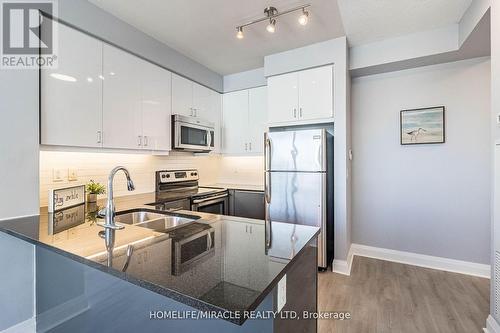 1008 - 1185 The Queensway Avenue, Toronto, ON - Indoor Photo Showing Kitchen With Double Sink With Upgraded Kitchen