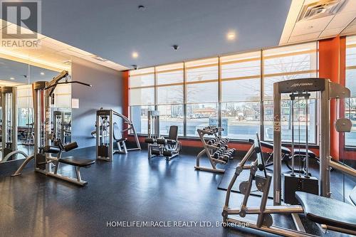 1008 - 1185 The Queensway Avenue, Toronto, ON - Indoor Photo Showing Gym Room