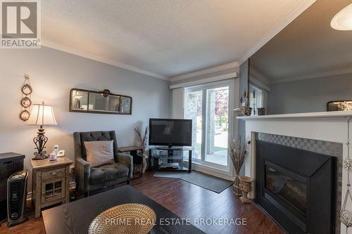 111 - 735 Deveron Crescent, London, ON - Indoor Photo Showing Living Room With Fireplace