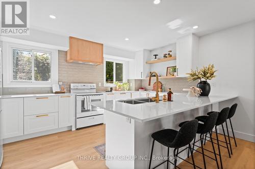 22 Hearthside Place, London, ON - Indoor Photo Showing Kitchen With Double Sink