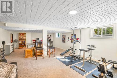 Basement - 6978 Lakes Park Drive, Greely, ON - Indoor Photo Showing Gym Room