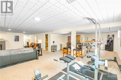 Basement - 6978 Lakes Park Drive, Greely, ON - Indoor Photo Showing Gym Room