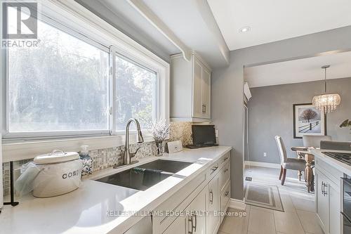 5203 Broughton Crescent, Burlington, ON - Indoor Photo Showing Kitchen With Double Sink