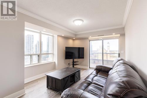 2434 - 3888 Duke Of York Boulevard, Mississauga, ON - Indoor Photo Showing Living Room