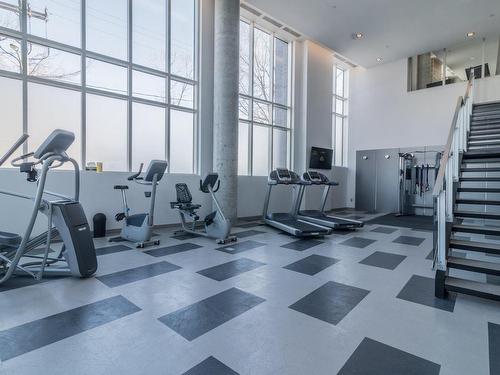 Exercise room - 402-1910 Rue Des Bassins, Montréal (Le Sud-Ouest), QC - Indoor Photo Showing Gym Room