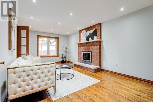 563 Lombardy Avenue, Oshawa, ON - Indoor Photo Showing Living Room With Fireplace