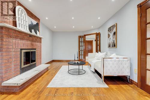 563 Lombardy Avenue, Oshawa, ON - Indoor Photo Showing Living Room With Fireplace