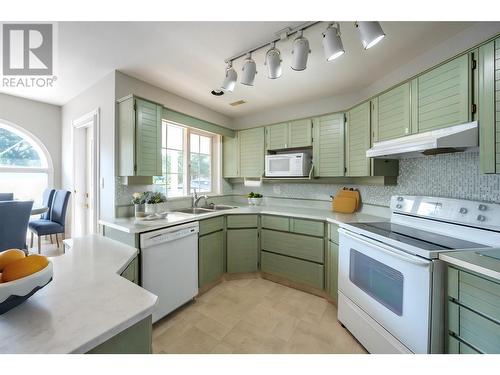 805 Comox Street Unit# 243, Penticton, BC - Indoor Photo Showing Kitchen With Double Sink