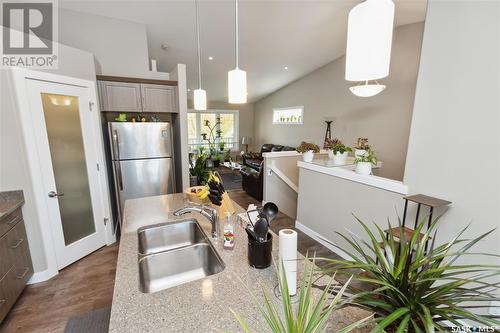 4566 James Hill Road, Regina, SK - Indoor Photo Showing Kitchen With Double Sink