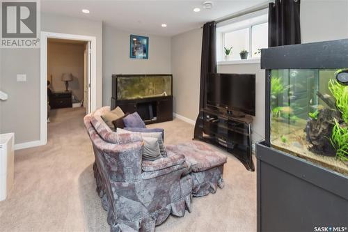 4566 James Hill Road, Regina, SK - Indoor With Fireplace