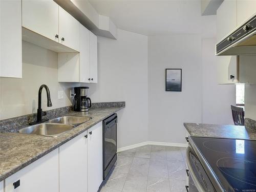 306-545 Manchester Rd, Victoria, BC - Indoor Photo Showing Kitchen With Double Sink