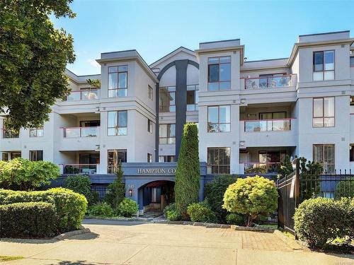 306-545 Manchester Rd, Victoria, BC - Outdoor With Balcony With Facade