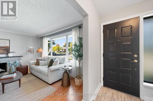 47 Janet Boulevard, Toronto, ON - Indoor Photo Showing Living Room With Fireplace