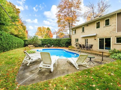 Piscine - 444 Rue Jacob-Nicol, Sherbrooke (Les Nations), QC - Outdoor With In Ground Pool With Backyard