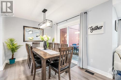 280 Mcclellan Road Unit#58, Ottawa, ON - Indoor Photo Showing Dining Room