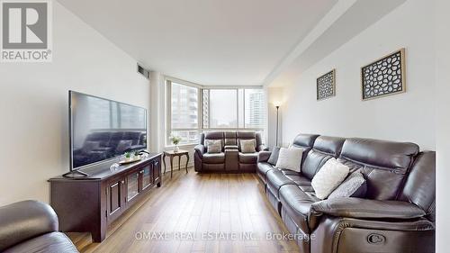 1504 - 3605 Kariya Drive, Mississauga, ON - Indoor Photo Showing Living Room