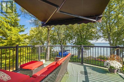 219 Bayshore Road W, Innisfil, ON - Outdoor With Body Of Water With Balcony With Deck Patio Veranda With Exterior