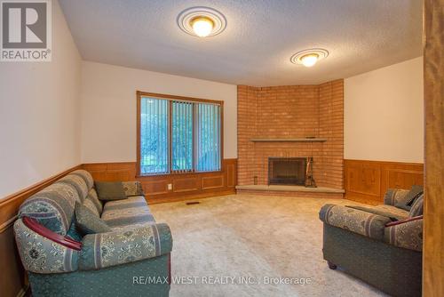 96 May Avenue, Richmond Hill, ON - Indoor Photo Showing Living Room With Fireplace