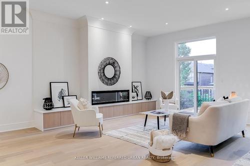 43 Benson Avenue, Mississauga, ON - Indoor Photo Showing Other Room With Fireplace