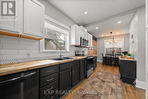 251 King Street, Quinte West, ON - Indoor Photo Showing Kitchen With Double Sink