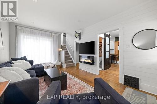 251 King Street, Quinte West, ON - Indoor Photo Showing Living Room With Fireplace