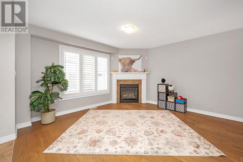 44 Pelech Crescent, Hamilton, ON - Indoor Photo Showing Living Room With Fireplace